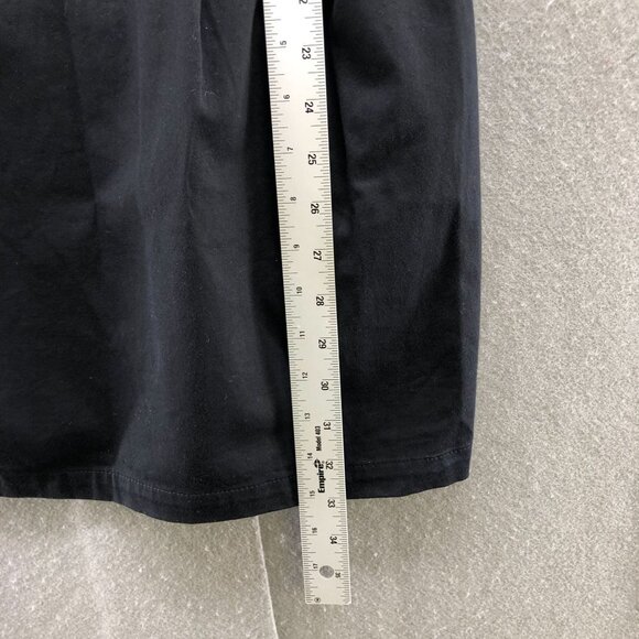 Mango Sleeveless Mini Dress Size 6 Black Navy Pleated A-Line Mesh Chest Formal - Picture 11 of 11